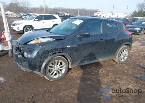 2012 Nissan Juke Sl из США, поврежденный, VIN JN8AF5MVXCT116948